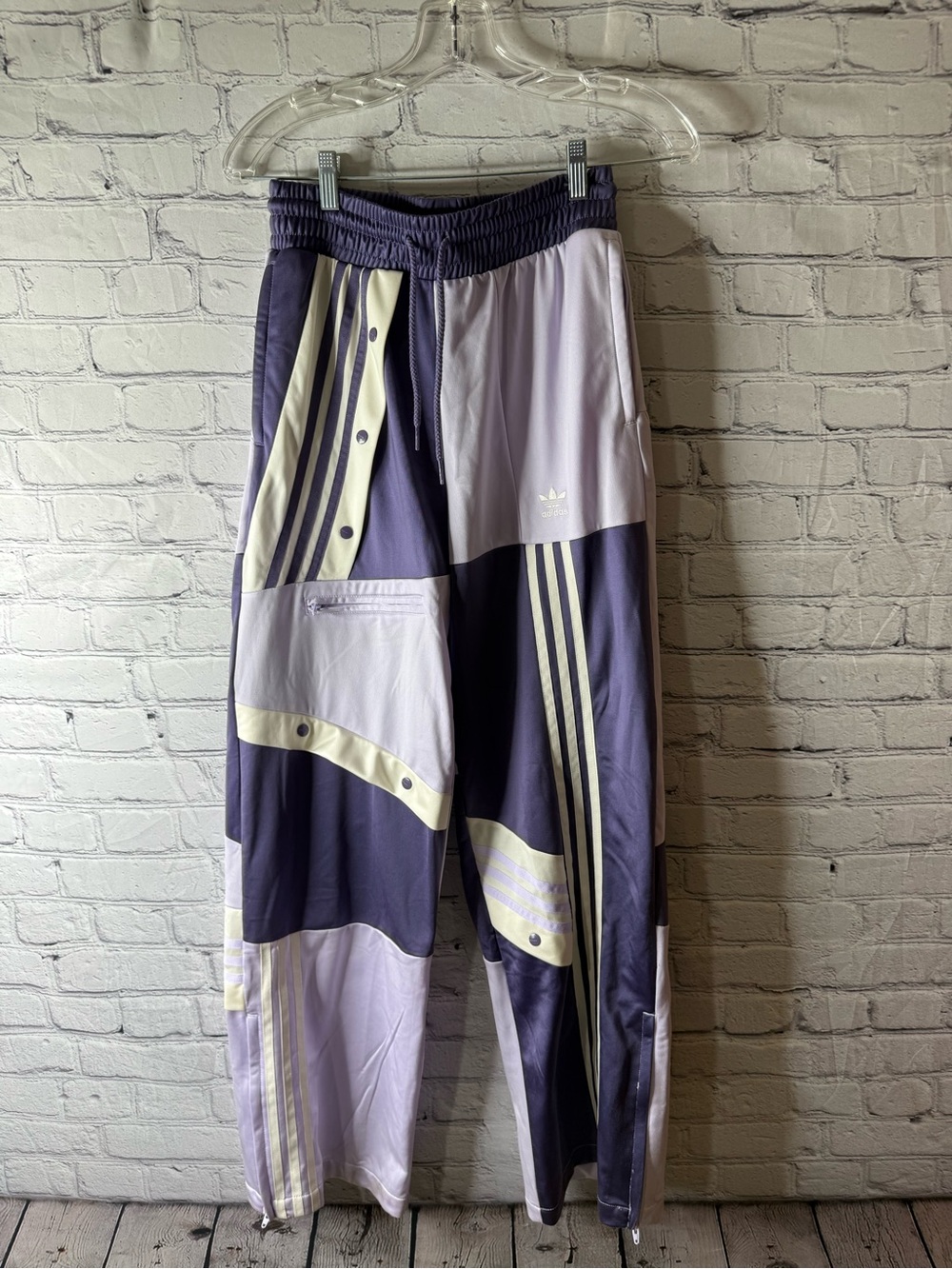 Women’s adidas originals track pants Danielle Cathari patchwork tech purple - Picture 3 of 15